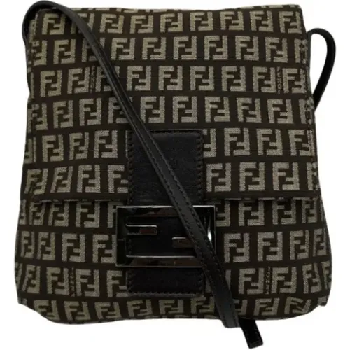 Pre-owned Cross Body Bags, female, , Size: ONE SIZE Pre-owned Canvas fendi-bags - Fendi Vintage - Modalova