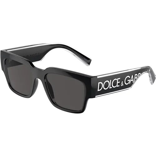 Dg6184-501/87 Sunglasses Grey , male, Sizes: 52 MM - Dolce & Gabbana - Modalova