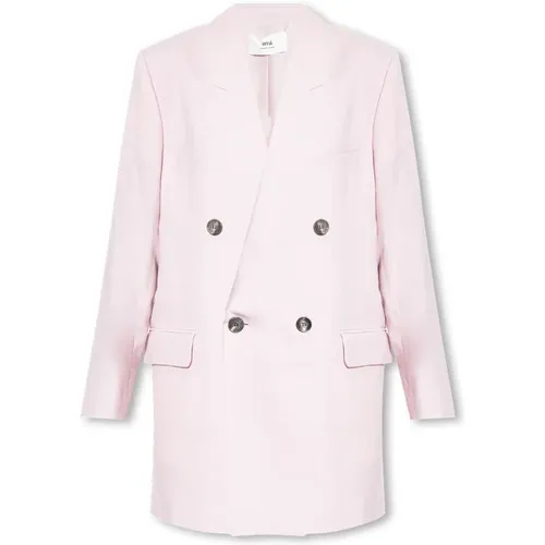 Wool blazer , female, Sizes: XS, S - Ami Paris - Modalova