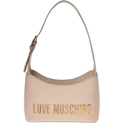 Elfenbeinfarbene Taschen für stilvolle Fashionistas,Hobo Bag - Love Moschino - Modalova