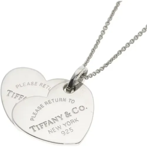 Pre-owned Jewellery, female, , Size: ONE SIZE Pre-owned Silver necklaces - Tiffany & Co. Pre-owned - Modalova