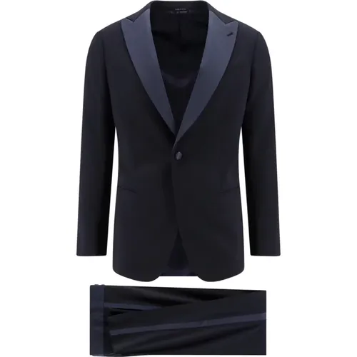 Single-Breasted Suit , male, Sizes: L, M, XL, 2XL - Giorgio Armani - Modalova