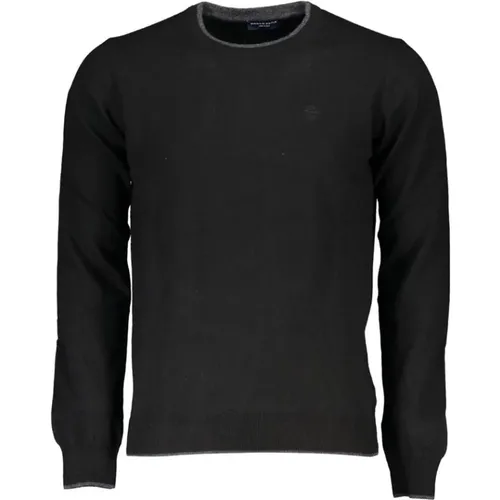 Eleganter Pullover mit kontrastierender Stickerei , Herren, Größe: M - North Sails - Modalova