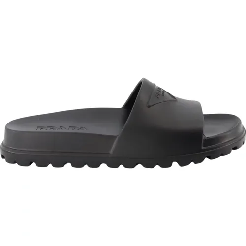 Logo Slides , male, Sizes: 6 UK - Prada - Modalova