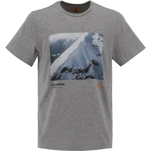 Essential Printed T-Shirt , male, Sizes: S, M - Parajumpers - Modalova