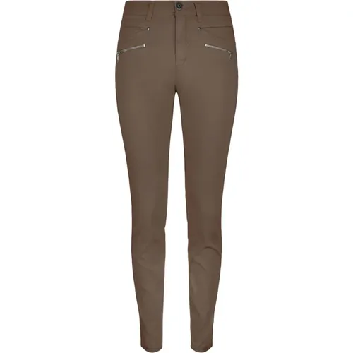 Elegante und Bequeme Slim-Fit Hose , Damen, Größe: M - 2-Biz - Modalova