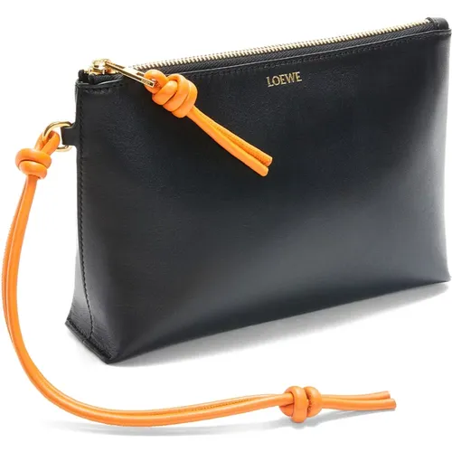 Elegant T Pouch Handbag Knot Style , female, Sizes: ONE SIZE - Loewe - Modalova