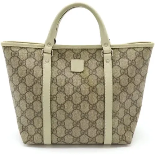 Pre-owned Tote Bags, female, , Size: ONE SIZE Pre-owned Canvas gucci-bags - Gucci Vintage - Modalova