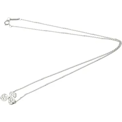 Pre-owned Jewellery, female, , Size: ONE SIZE Pre-owned Platinum necklaces - Tiffany & Co. Pre-owned - Modalova