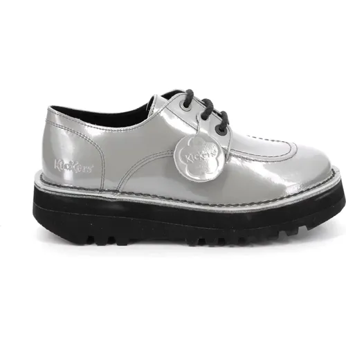 Klassische Leder Derby Schuhe - Kickers - Modalova