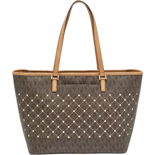 Pre-owned Tote Bags, female, , Size: ONE SIZE Pre-owned Coated canvas shoulder-bags - Michael Kors Pre-owned - Modalova