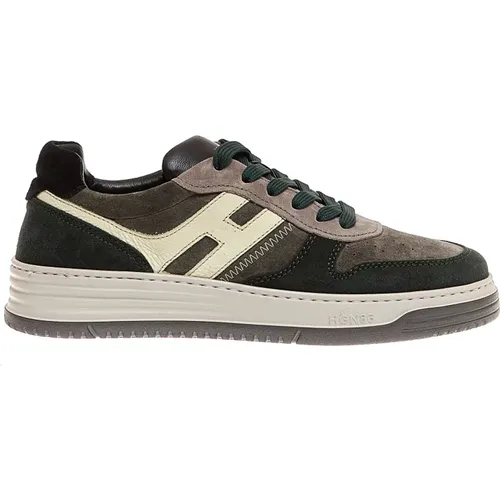 Suede Basket Sneakers , male, Sizes: 8 1/2 UK, 9 1/2 UK - Hogan - Modalova