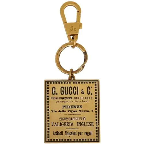 Pre-owned Accessories, female, , Size: ONE SIZE Pre-owned Metal key-holders - Gucci Vintage - Modalova