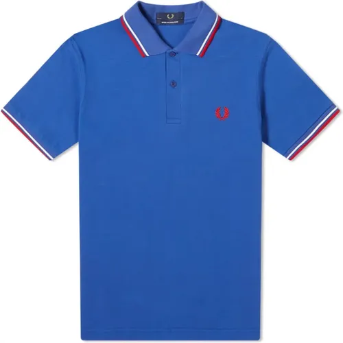 Polo Shirts, male, , Size: XS Original Twin Tipped Polo - Fred Perry - Modalova