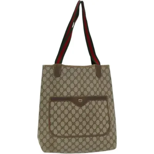 Pre-owned Tote Bags, female, , Size: ONE SIZE Pre-owned Leather totes - Gucci Vintage - Modalova