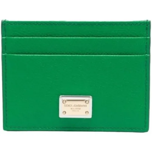 Luxury Leather Cardholder , female, Sizes: ONE SIZE - Dolce & Gabbana - Modalova