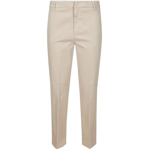 Chinos, female, , Size: W27 Nima Chino Pants with Zip Fly - Dondup - Modalova