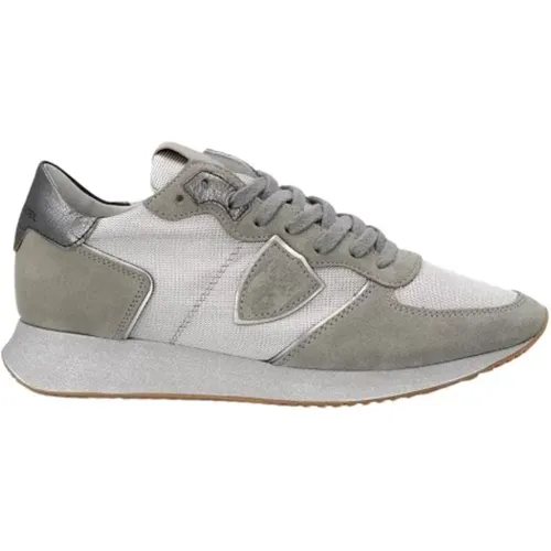 Graue Trpx Low Top Sneakers , Damen, Größe: 40 EU - Philippe Model - Modalova