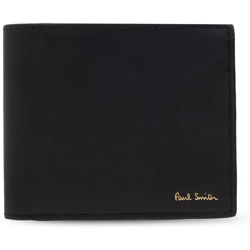 Wallets & Cardholders, male, , Size: ONE SIZE Foldable wallet with logo - Paul Smith - Modalova