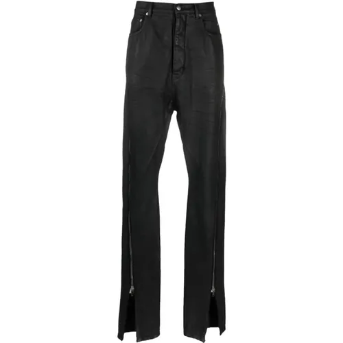 Wide Jeans, male, , Size: W31 Denim Bolan Pants - Rick Owens - Modalova