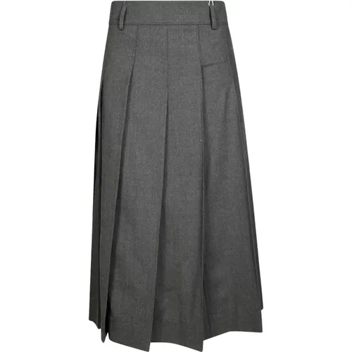 Folded Skirt , female, Sizes: M, XS, S - Incotex - Modalova