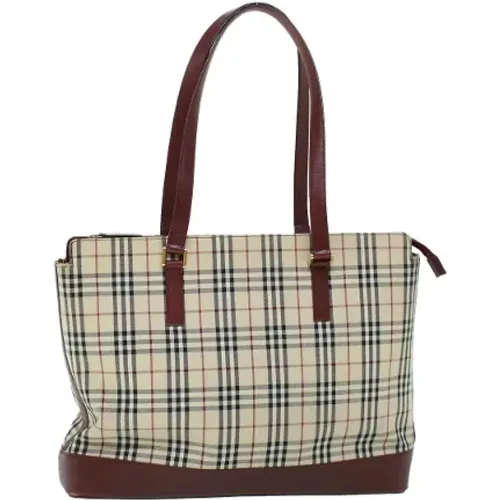 Pre-owned Tote Bags, female, , Size: ONE SIZE Pre-owned Canvas totes - Burberry Vintage - Modalova