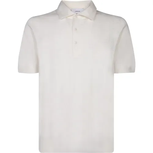 Checkered Cotton Polo Shirt , male, Sizes: L, XL, S, M - Lardini - Modalova