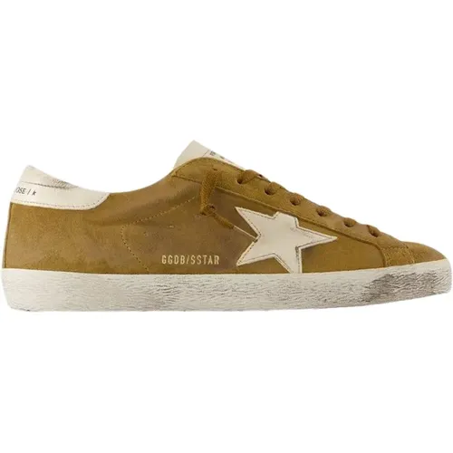 Sneakers, male, , Size: 12 US Golden Star Leather Sneakers - Golden Goose - Modalova