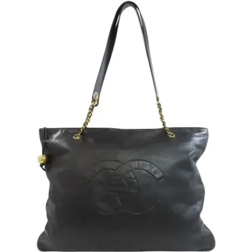 Pre-owned Tote Bags, female, , Size: ONE SIZE Pre-owned Leather totes - Chanel Vintage - Modalova