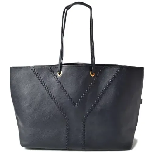 Pre-owned Tote Bags, female, , Size: ONE SIZE Pre-owned Leather shoulder-bags - Yves Saint Laurent Vintage - Modalova