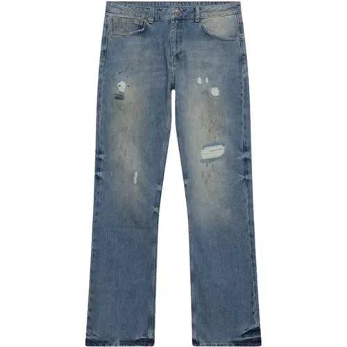 Straight Jeans Mojave Denim , male, Sizes: W34, W36, W30, W32 - Flaneur Homme - Modalova