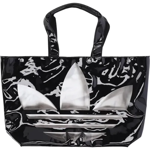 Shiny Shopper Bag Metallic Details , female, Sizes: ONE SIZE - Adidas - Modalova