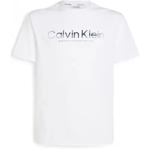 T-Shirts , male, Sizes: XL, 2XL, L, M - Calvin Klein - Modalova