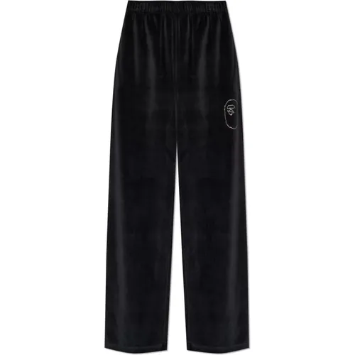 Sweatpants, female, , Size: M Velour Sweatpants - A Bathing APE - Modalova