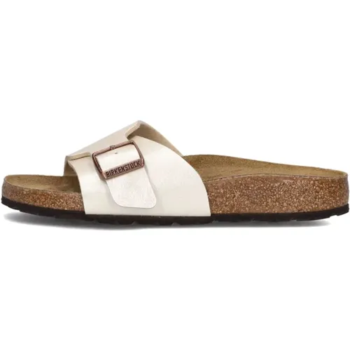 Weiße Ledersandalen Catalina BS Damen - Birkenstock - Modalova