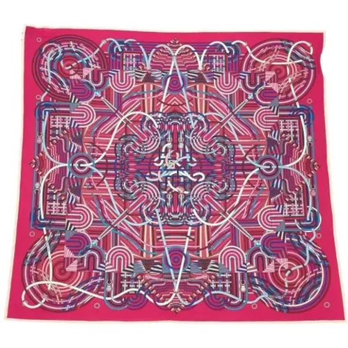 Pre-owned Scarves, female, , Size: ONE SIZE Pre-owned Silk scarves - Hermès Vintage - Modalova