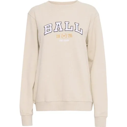 L. Taylor Melange Sweatshirt , female, Sizes: M, L, XS, XL, S, 2XL - Ball - Modalova