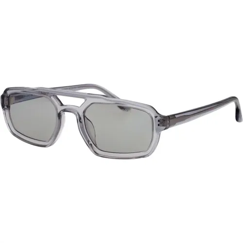 Sunglasses, male, , Size: 53 MM Stylish Sunglasses with 0Ea4240U Model - Emporio Armani - Modalova