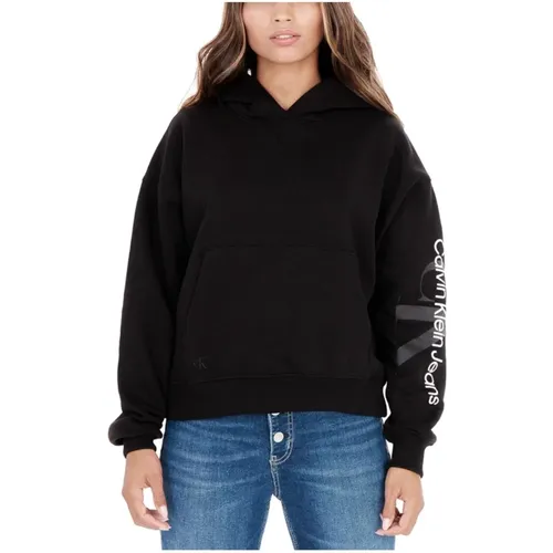 Kapuzenpullover , Damen, Größe: XS - Calvin Klein - Modalova