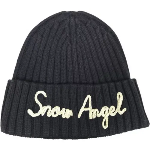 Beanies, female, , Size: ONE SIZE Lurex Text Women's Hat - MC2 Saint Barth - Modalova