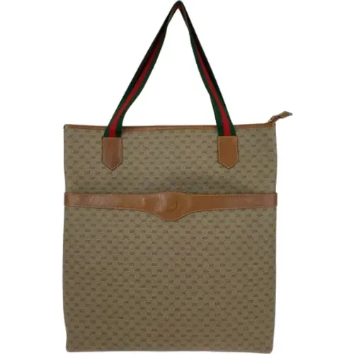 Pre-owned Tote Bags, female, , Size: ONE SIZE Pre-owned Canvas gucci-bags - Gucci Vintage - Modalova