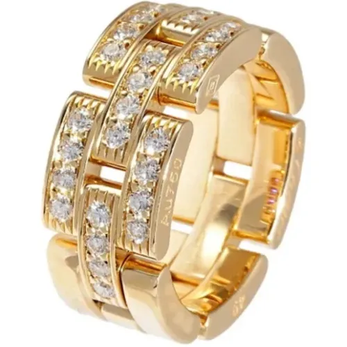 Pre-owned Jewellery, female, , Size: ONE SIZE Pre-owned Gold rings - Cartier Vintage - Modalova