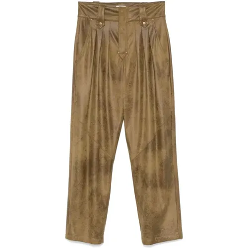 Weite Gwen Bronze Hose - Isabel marant - Modalova