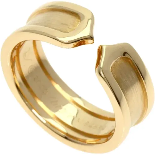 Pre-owned Jewellery, female, , Size: ONE SIZE Pre-owned Gold rings - Cartier Vintage - Modalova