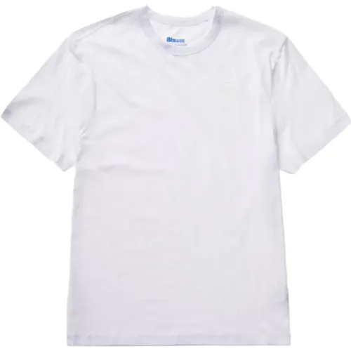 T-Shirts , male, Sizes: 2XL, S, M, L, XL - Blauer - Modalova