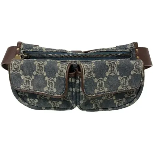 Pre-owned Belt Bags, female, , Size: ONE SIZE Pre-owned Denim crossbody-bags - Celine Vintage - Modalova