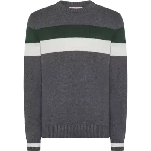Grey Sweatshirt Aw23 Mens Fashion , male, Sizes: XL, L, M, S - Sun68 - Modalova