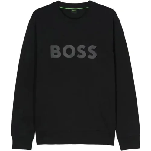 Schwarzer Sweatshirt Pulls & Gilets - Hugo Boss - Modalova