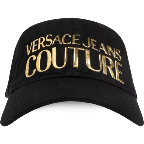 Caps, male, , Size: ONE SIZE Cap - Versace Jeans Couture - Modalova