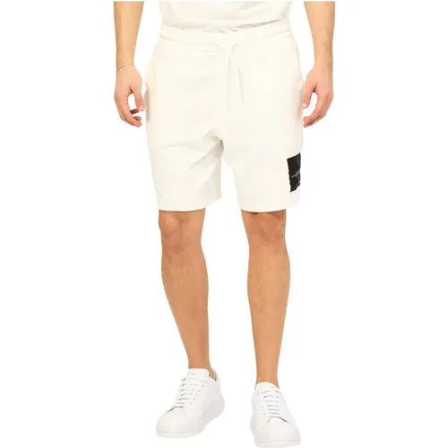 Cotton Bermuda Shorts , male, Sizes: XL, 2XL, L, M - Armani Exchange - Modalova